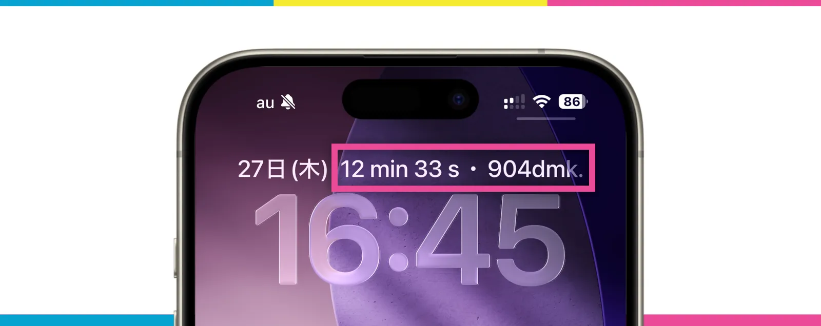 Widget della schermata di blocco