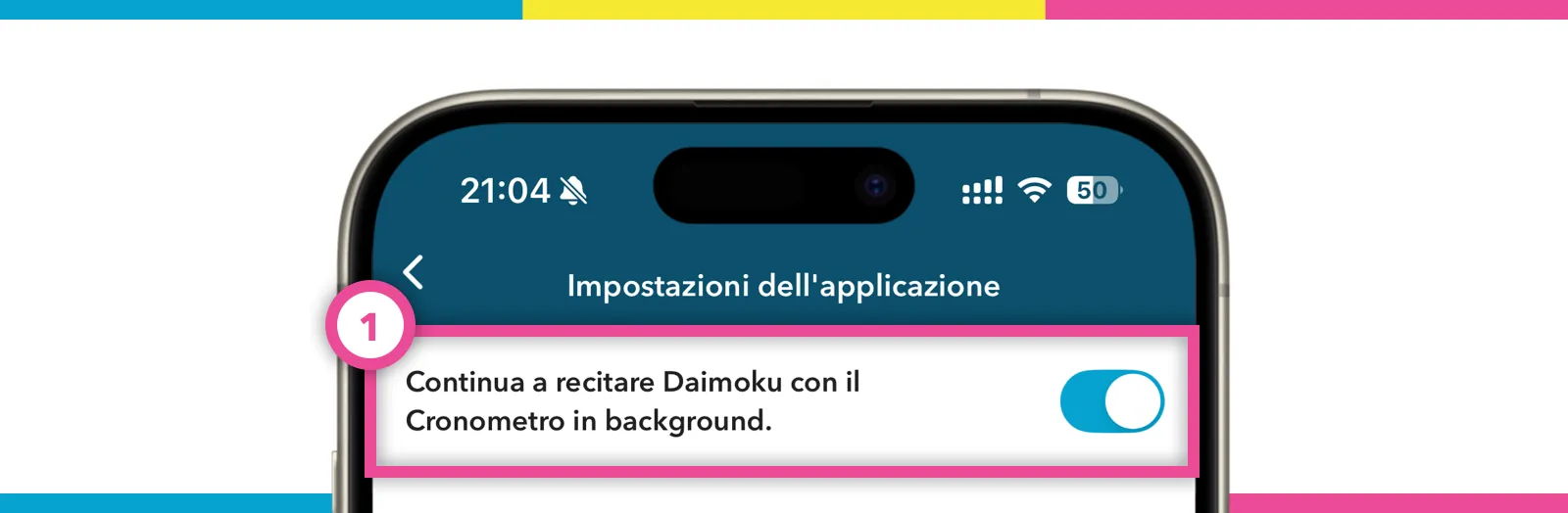 Applicazione Impostazione dell&#x27;immagine dello schermo